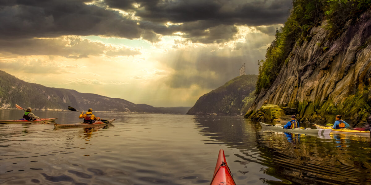 Saguenay Fjord Sea Kayaking Black Feather