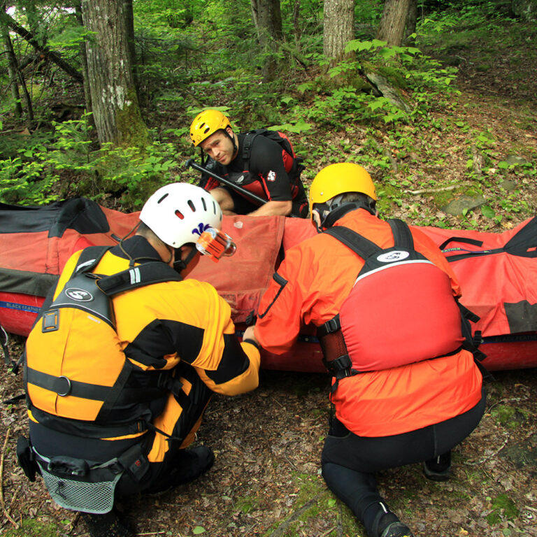Madawaska Canoeing (Black Feather)